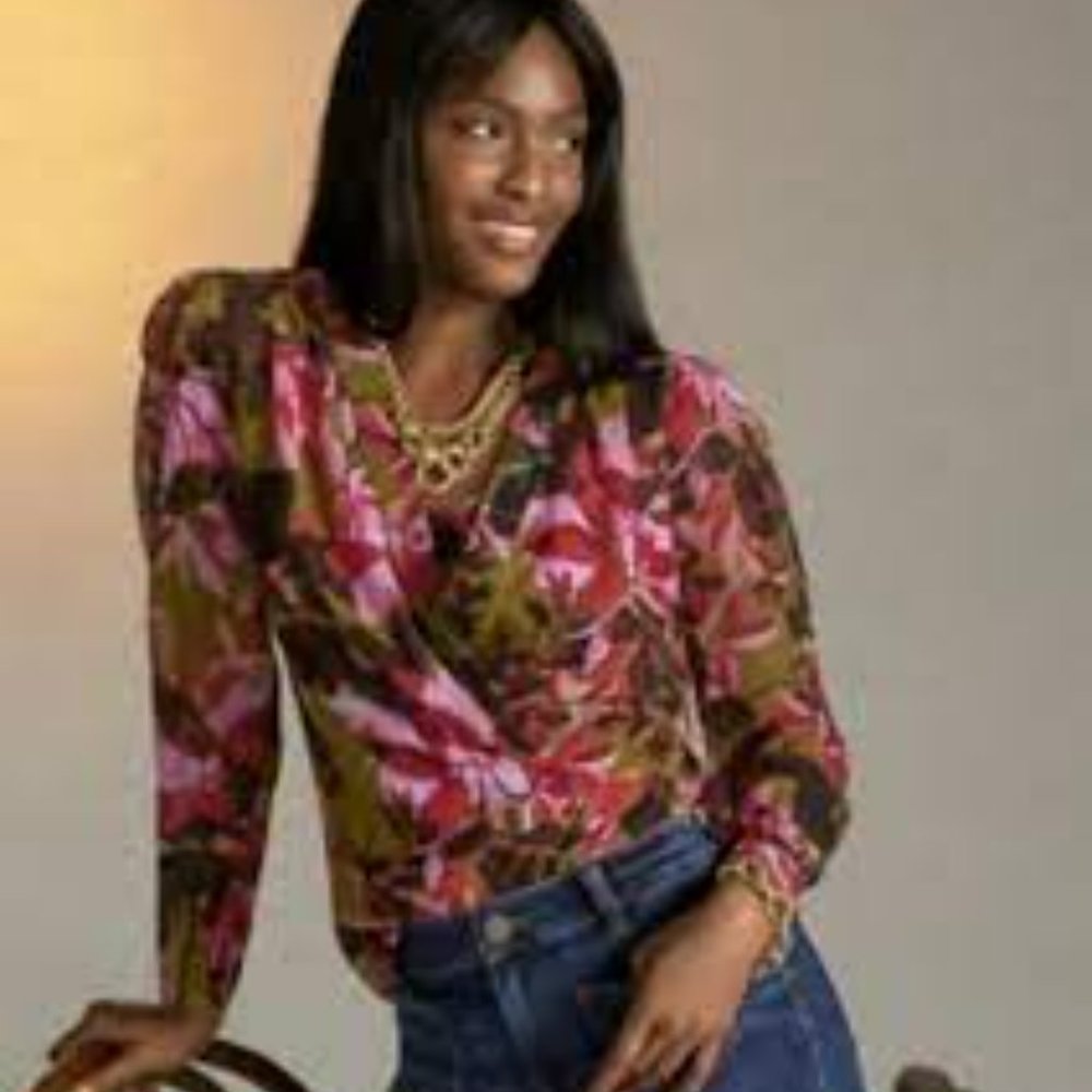 CAbi Mia Blouse SMALL Fall '21 #4251 - Size Small NWOT